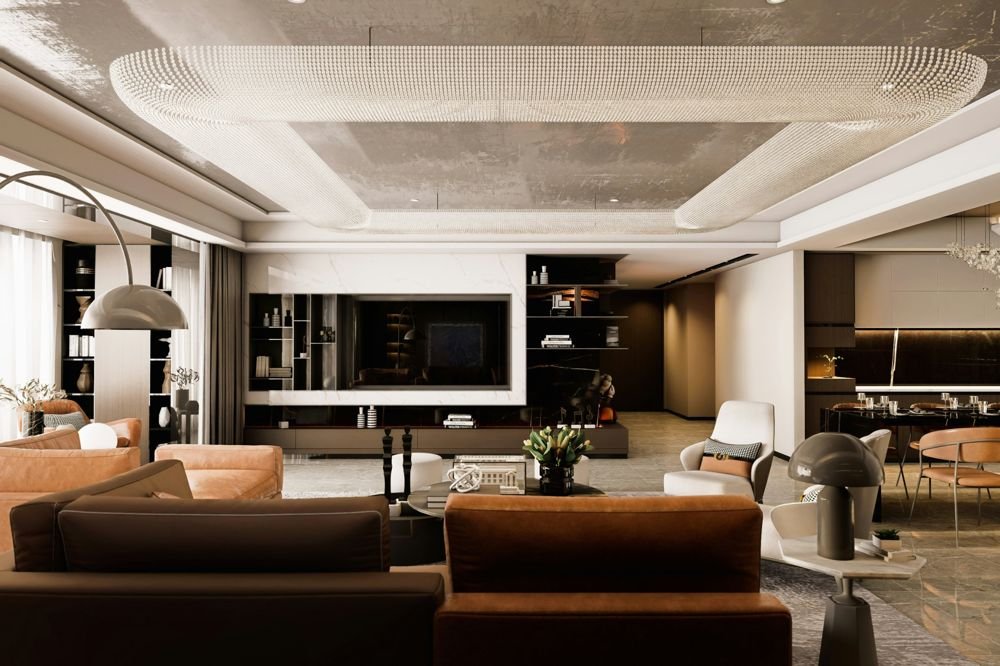 Living room in a modern home